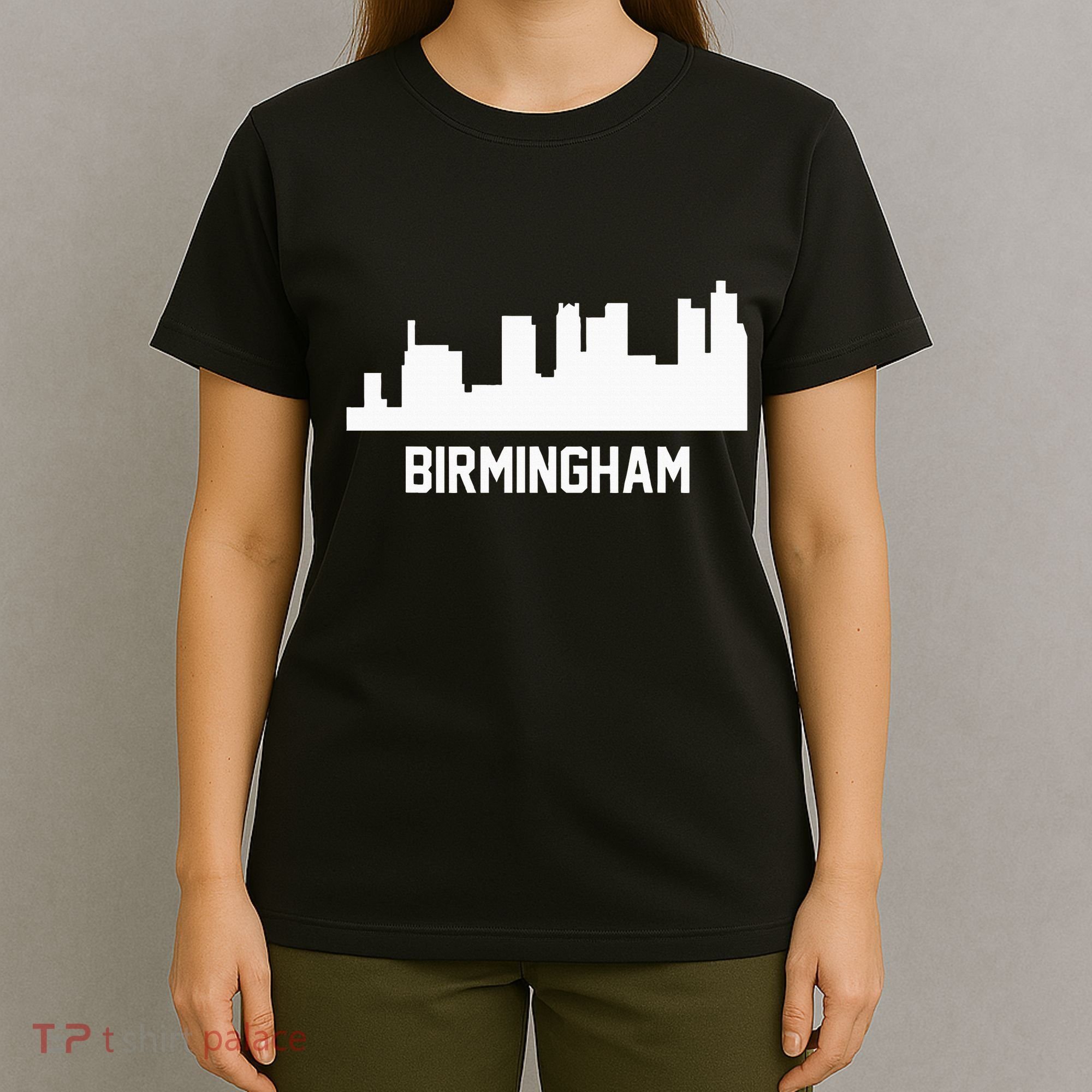 Birmingham Alabama Skyline Cityscape T-Shirt