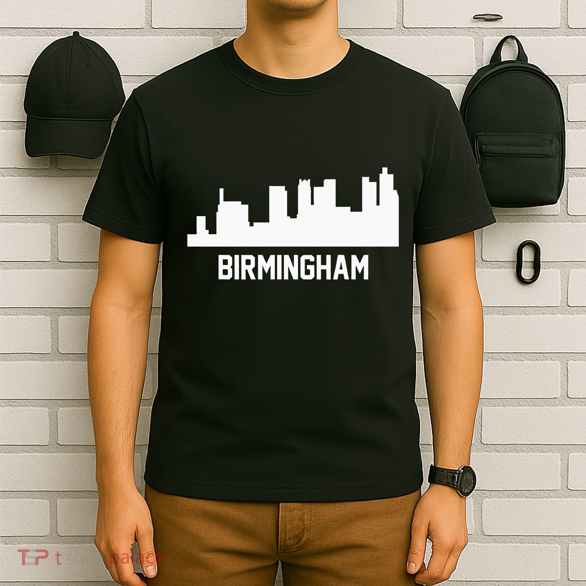 Birmingham Alabama Skyline Cityscape T-Shirt