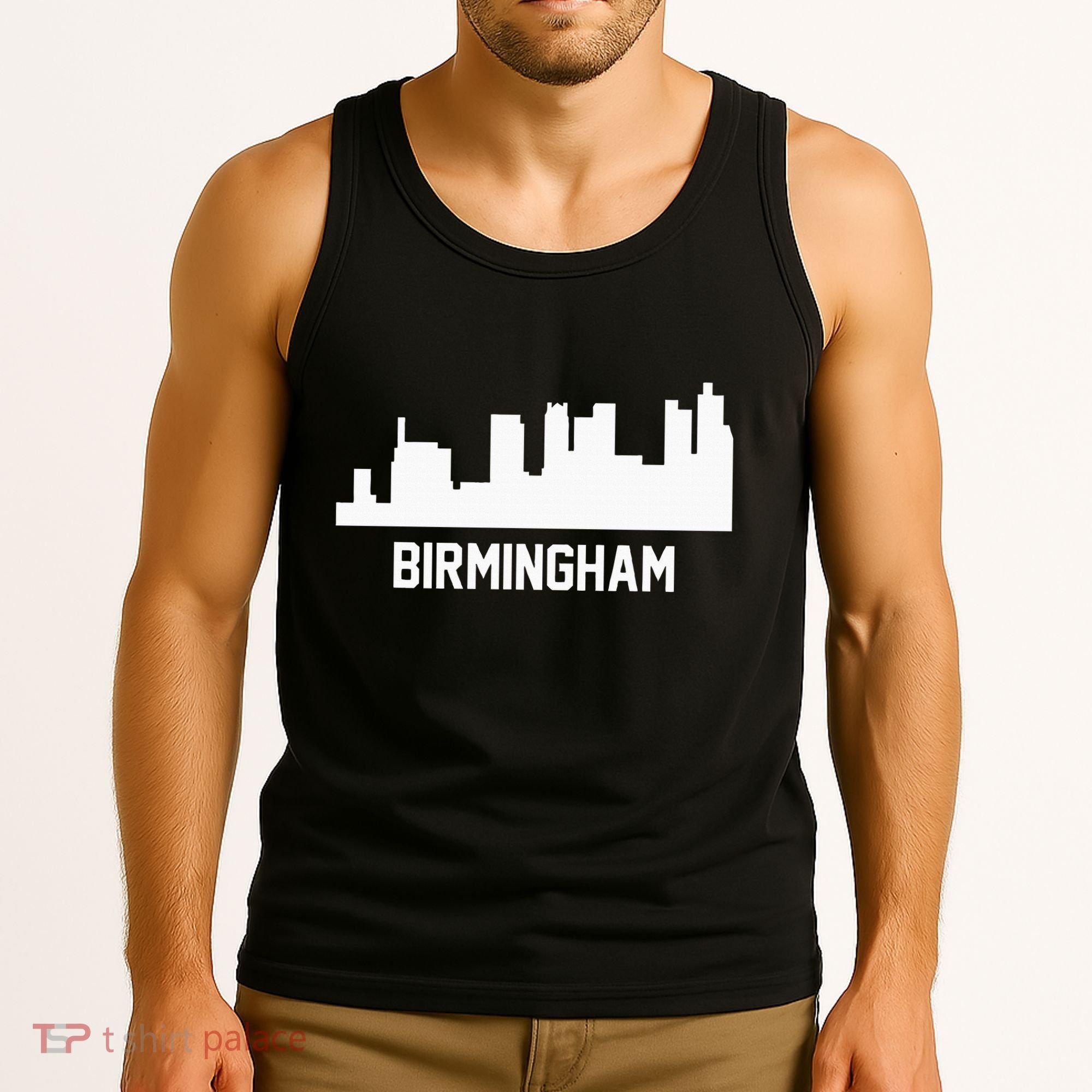 Birmingham Alabama Skyline Cityscape Tank Top