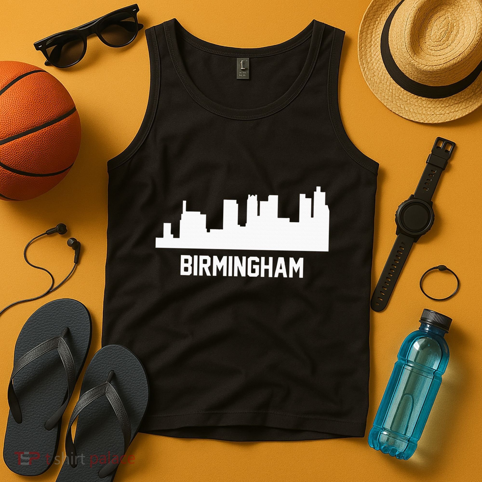 Birmingham Alabama Skyline Cityscape Tank Top