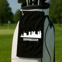 Birmingham Alabama Skyline Cityscape Golf Towel thumb 2