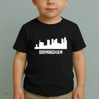 Birmingham Alabama Skyline Cityscape Toddler T-Shirt thumb 2