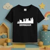 Birmingham Alabama Skyline Cityscape Toddler T-Shirt thumb 3
