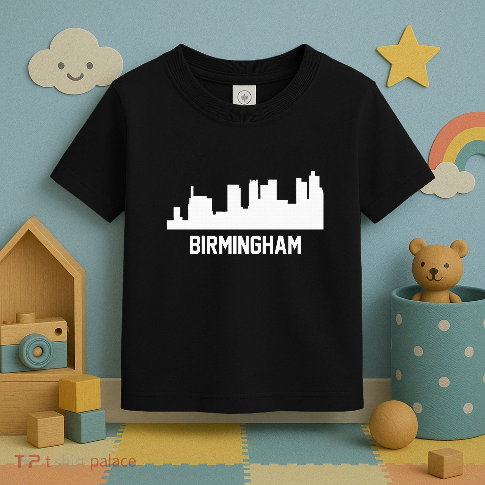 Birmingham Alabama Skyline Cityscape Toddler T-Shirt