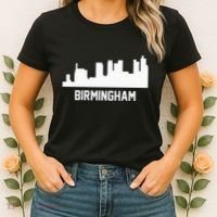 Birmingham Alabama Skyline Cityscape Women's T-Shirt thumb 2