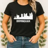 Birmingham Alabama Skyline Cityscape Women's T-Shirt thumb 2