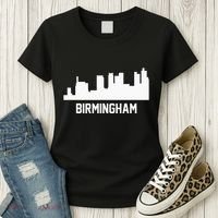 Birmingham Alabama Skyline Cityscape Women's T-Shirt thumb 3