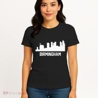 Birmingham Alabama Skyline Cityscape Women's T-Shirt thumb 4