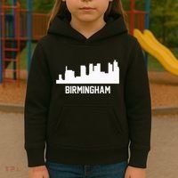 Birmingham Alabama Skyline Cityscape Kids Hoodie thumb 3