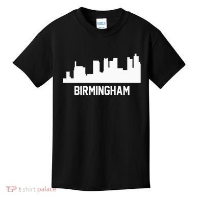 Birmingham Alabama Skyline Cityscape Kids T-Shirt
