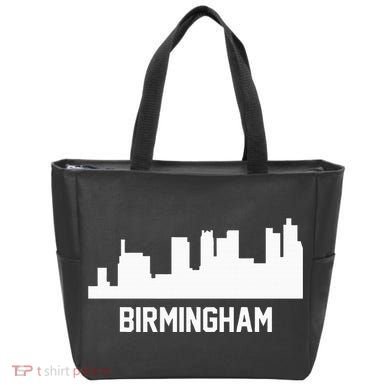 Birmingham Alabama Skyline Cityscape Tote Bag