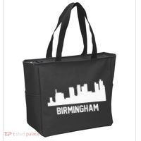 Birmingham Alabama Skyline Cityscape Tote Bag thumb 2