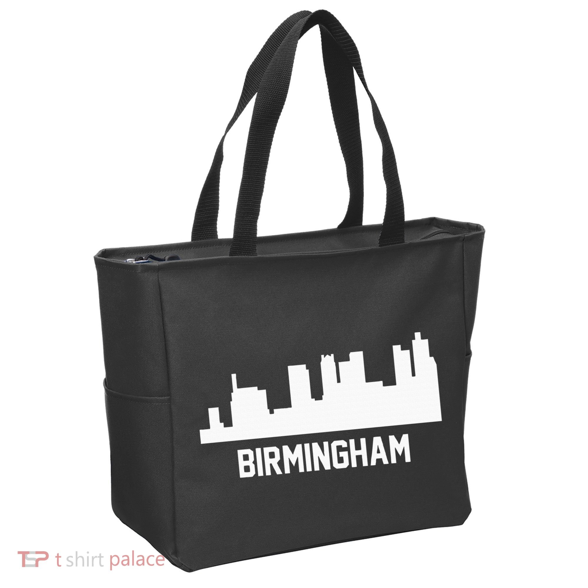 Birmingham Alabama Skyline Cityscape Tote Bag