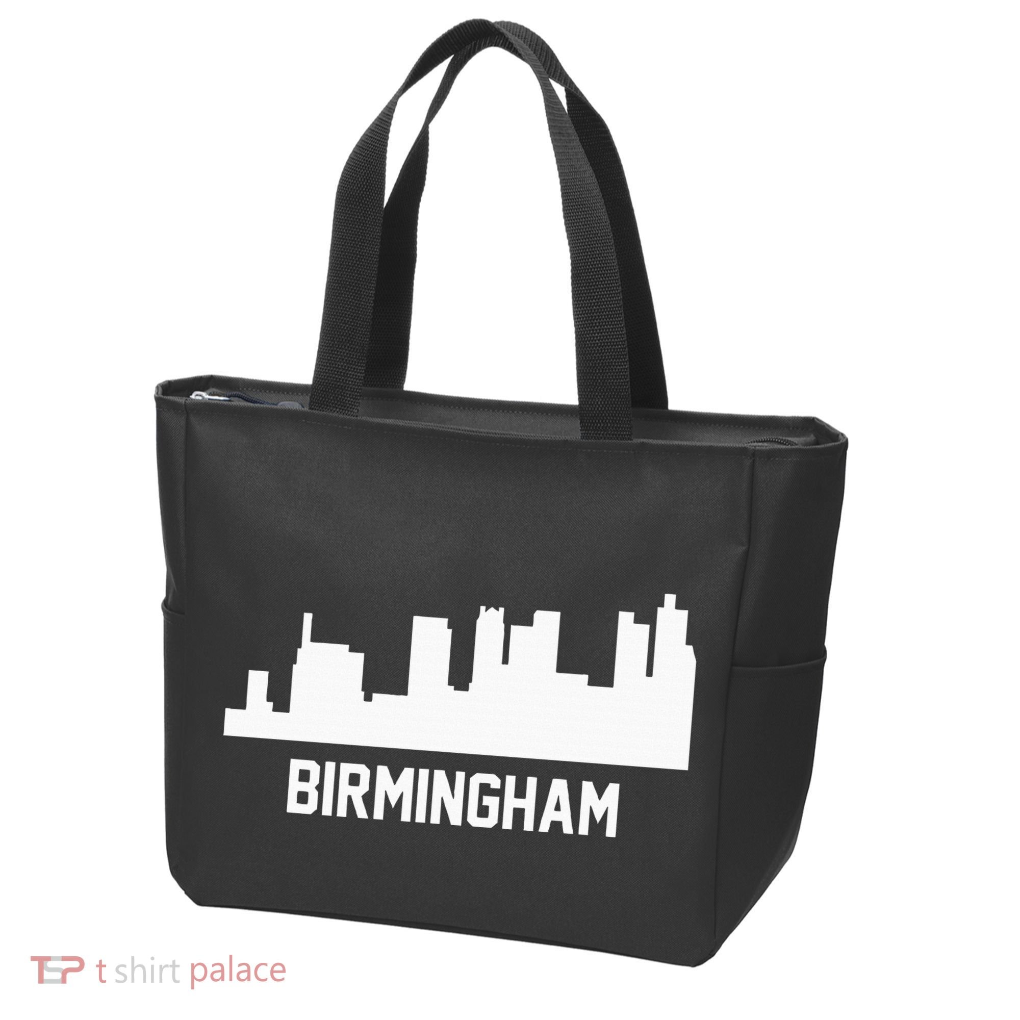 Birmingham Alabama Skyline Cityscape Tote Bag