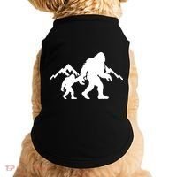 Bigfoot And Son Wild Outdoor Gift For Fathers Day Doggie Tank thumb 0