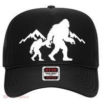 Bigfoot And Son Wild Outdoor Gift For Fathers Day Hat thumb 0