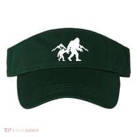 Bigfoot And Son Wild Outdoor Gift For Fathers Day Visor thumb 0