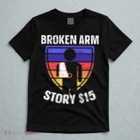 Broken Arm Story Injury Recovery Rehab Injured Hand T-Shirt thumb 5