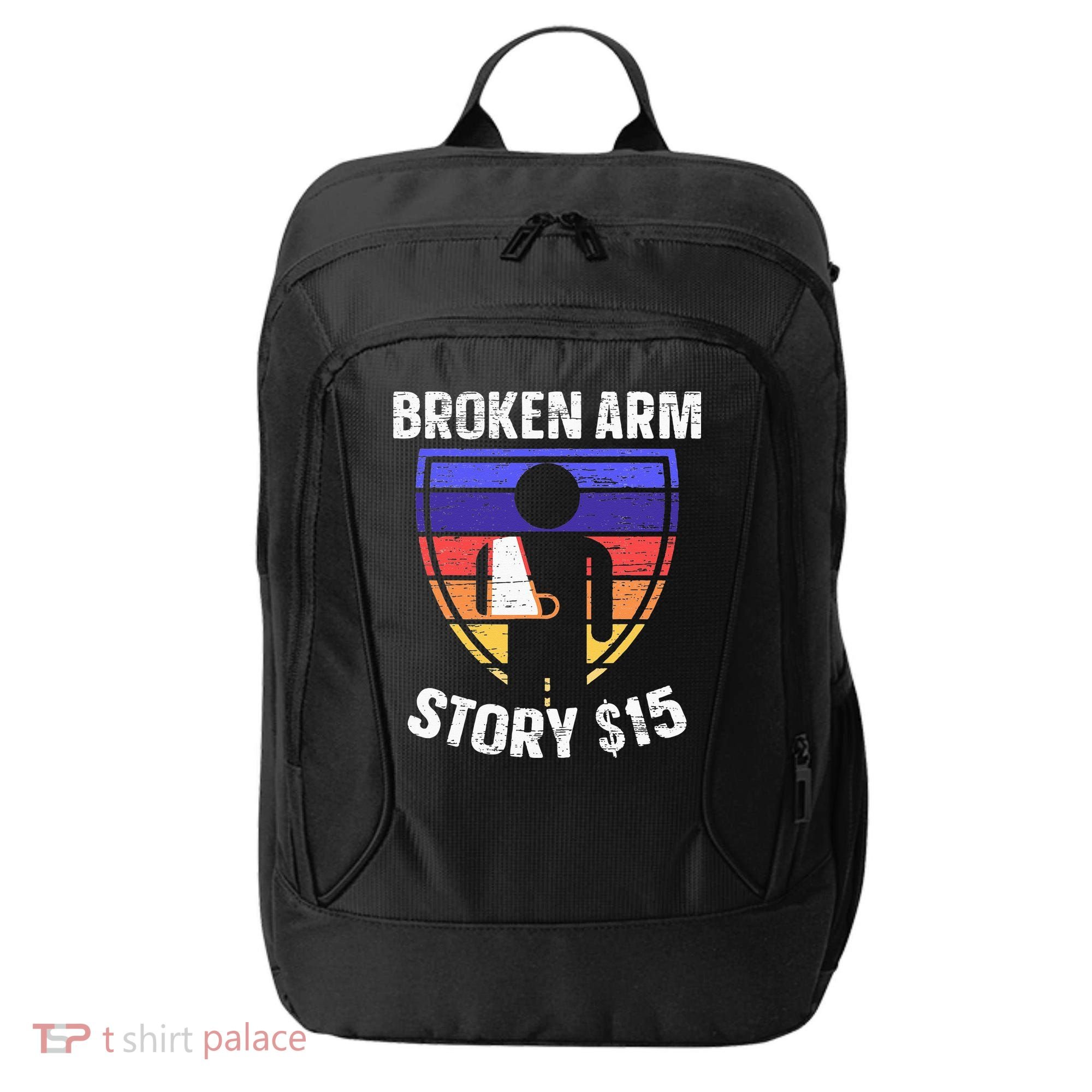 Broken Arm Story Injury Recovery Rehab Injured Hand City Backpack