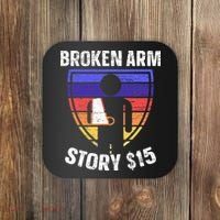 Broken Arm Story Injury Recovery Rehab Injured Hand Coaster thumb 0