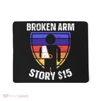 Broken Arm Story Injury Recovery Rehab Injured Hand Mousepad thumb 0