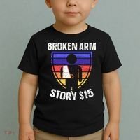 Broken Arm Story Injury Recovery Rehab Injured Hand Toddler T-Shirt thumb 2