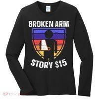 Broken Arm Story Injury Recovery Rehab Injured Hand Women's Long Sleeve Shirt thumb 0