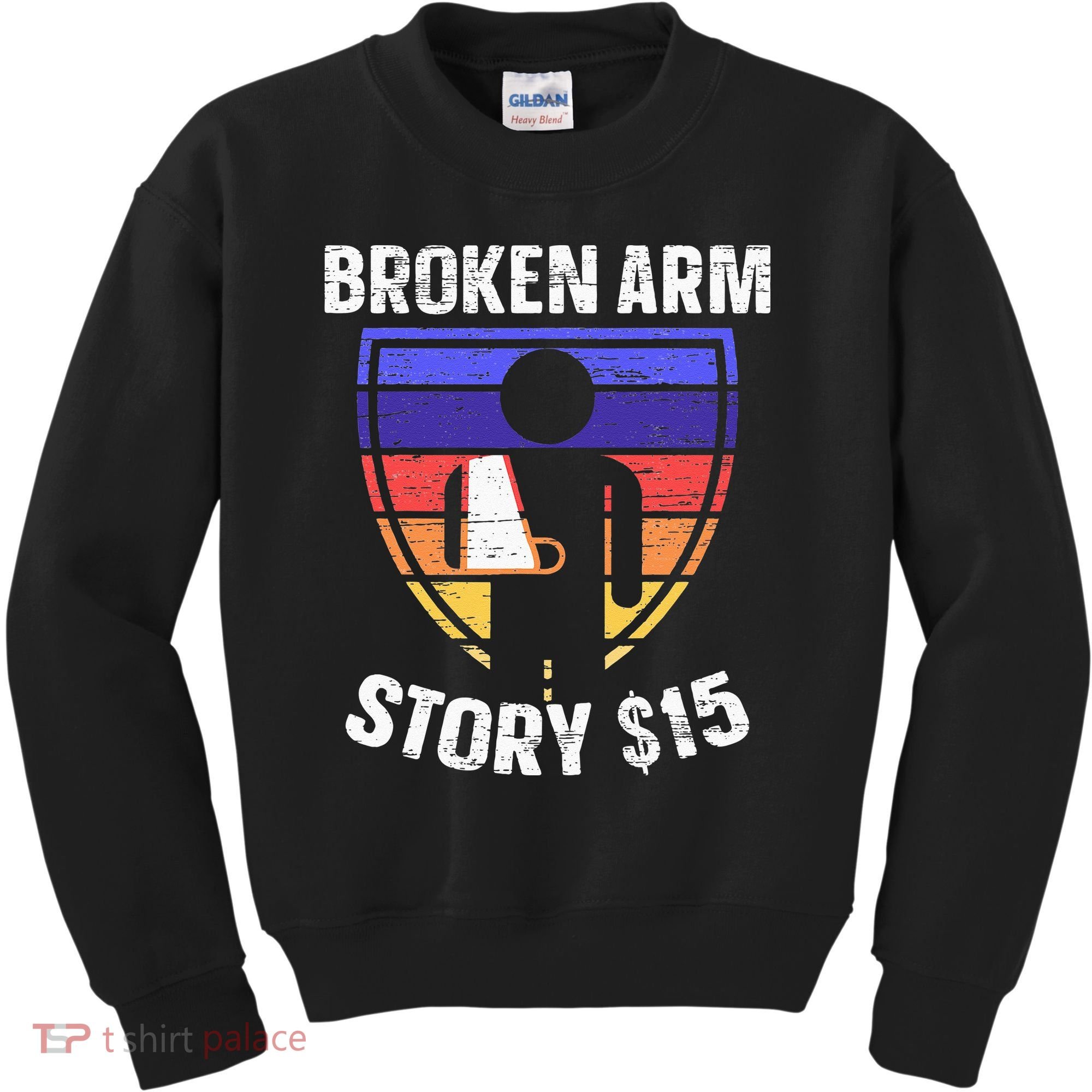 Broken Arm Story Injury Recovery Rehab Injured Hand Kids Sweatshirt