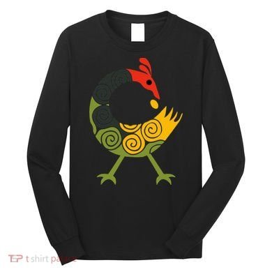 Bird Adinkra Symbol Ghana Sankofa Black History Long Sleeve Shirt