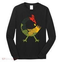 Bird Adinkra Symbol Ghana Sankofa Black History Long Sleeve Shirt thumb 0
