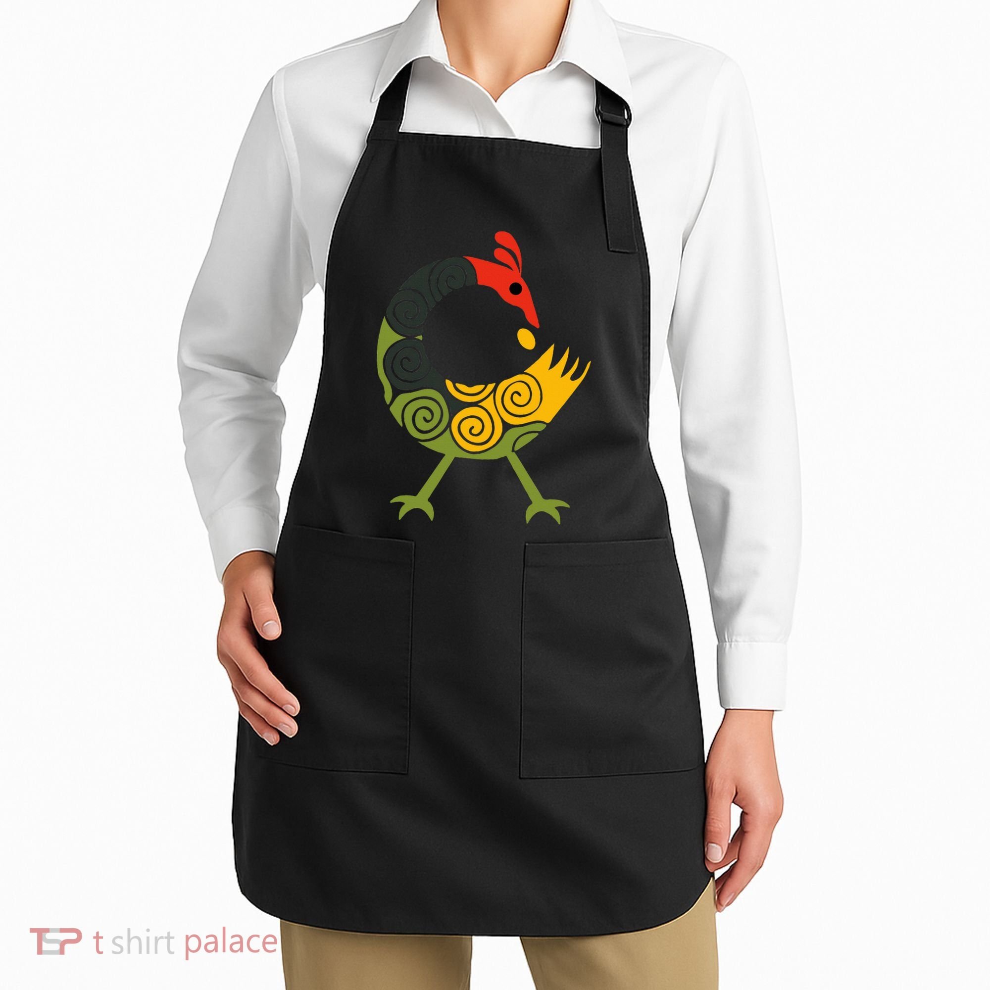 Bird Adinkra Symbol Ghana Sankofa Black History Apron