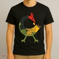Bird Adinkra Symbol Ghana Sankofa Black History T-Shirt thumb 3