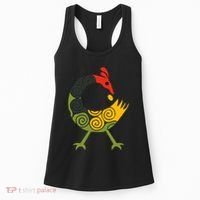 Bird Adinkra Symbol Ghana Sankofa Black History Women's Tank Top thumb 0
