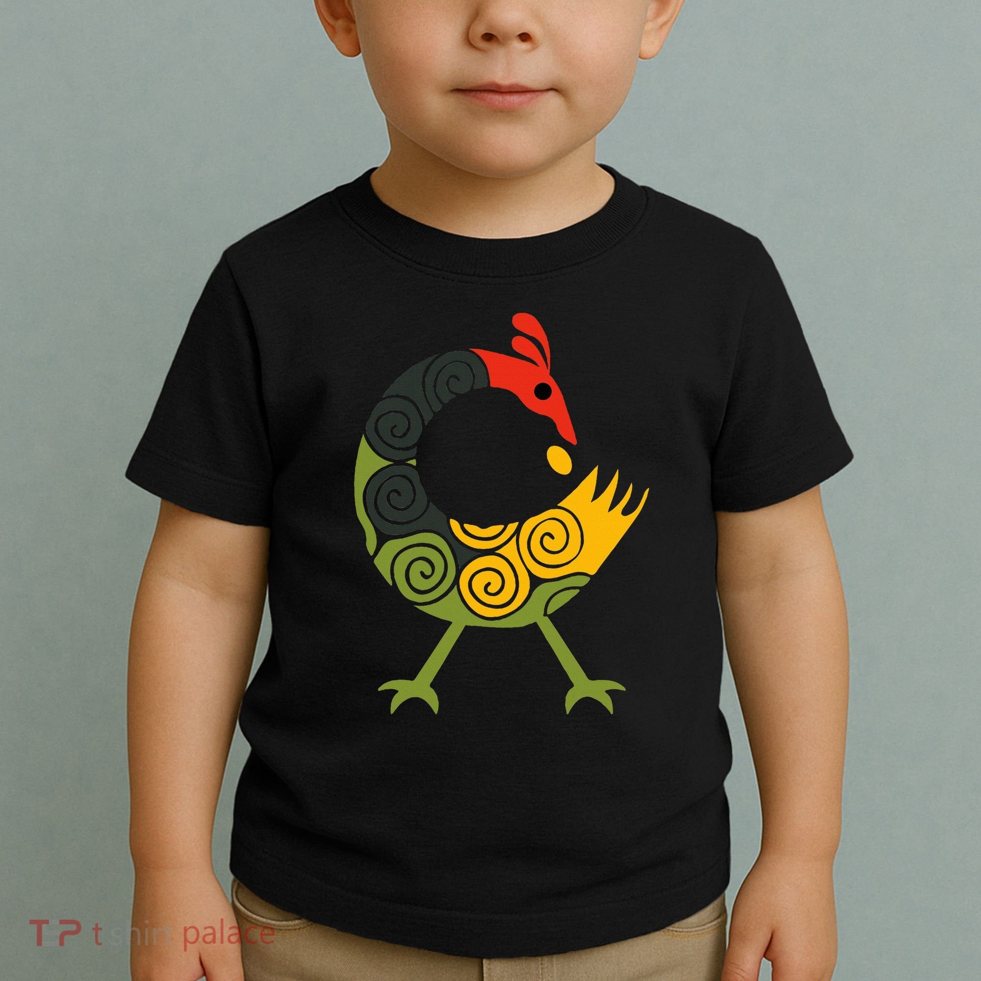 Bird Adinkra Symbol Ghana Sankofa Black History Toddler T-Shirt