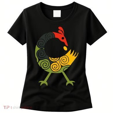 Bird Adinkra Symbol Ghana Sankofa Black History Women's T-Shirt