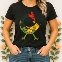 Bird Adinkra Symbol Ghana Sankofa Black History Women's T-Shirt thumb 2