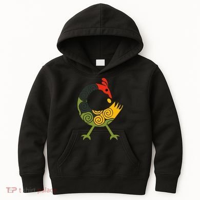 Bird Adinkra Symbol Ghana Sankofa Black History Kids Hoodie
