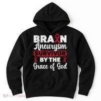 Brain Aneurysm Survivor Medical Condition Aneurysm Awareness Hoodie thumb 0