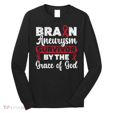 Brain Aneurysm Survivor Medical Condition Aneurysm Awareness Long Sleeve Shirt