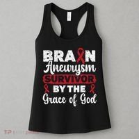 Brain Aneurysm Survivor Medical Condition Aneurysm Awareness Women's Tank Top thumb 3