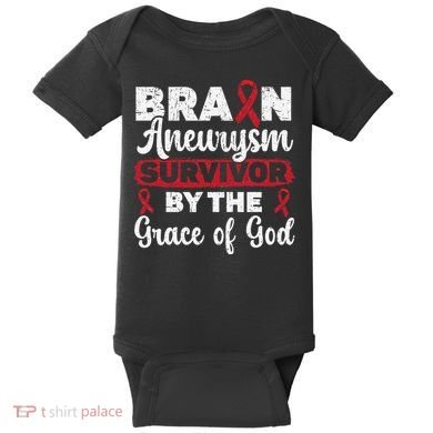 Brain Aneurysm Survivor Medical Condition Aneurysm Awareness Baby Bodysuit