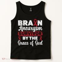 Brain Aneurysm Survivor Medical Condition Aneurysm Awareness Tank Top thumb 2