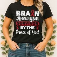 Brain Aneurysm Survivor Medical Condition Aneurysm Awareness Women's T-Shirt thumb 2