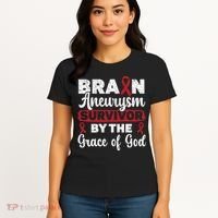 Brain Aneurysm Survivor Medical Condition Aneurysm Awareness Women's T-Shirt thumb 4