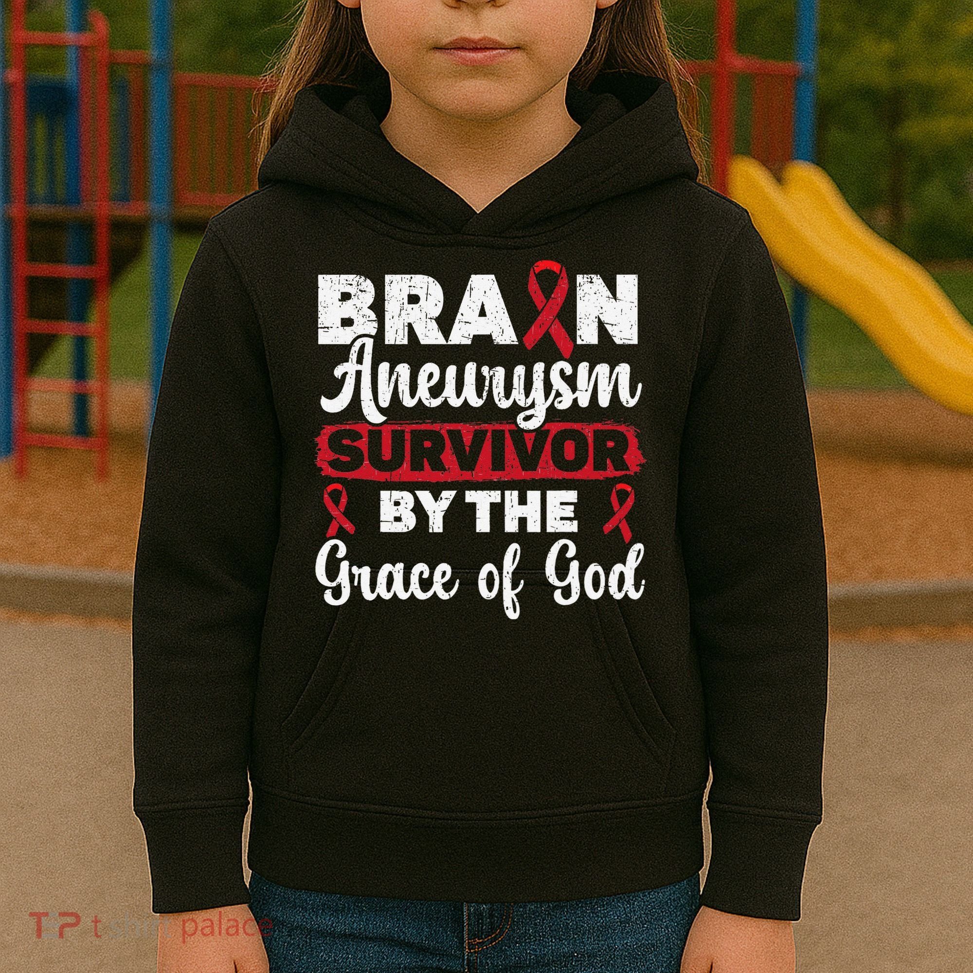Brain Aneurysm Survivor Medical Condition Aneurysm Awareness Kids Hoodie