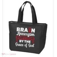 Brain Aneurysm Survivor Medical Condition Aneurysm Awareness Tote Bag thumb 3