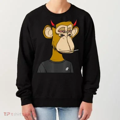 Bitcoin Ape Stoned Women's Sweatshirt
