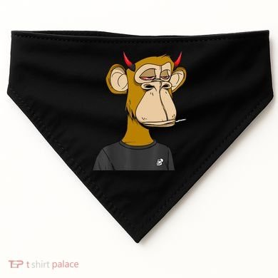 Bitcoin Ape Stoned USA-Made Doggie Bandana
