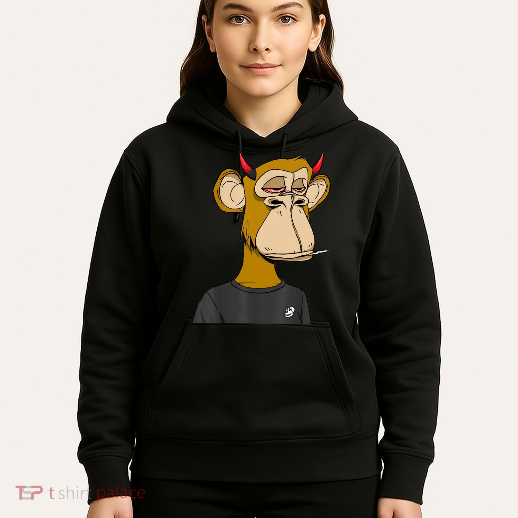 Bitcoin Ape Stoned Hoodie