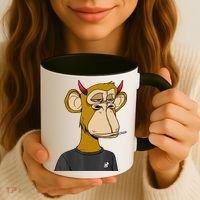 Bitcoin Ape Stoned Coffee Mug thumb 3